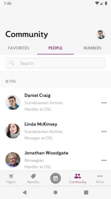 Avinor Community android App screenshot 2